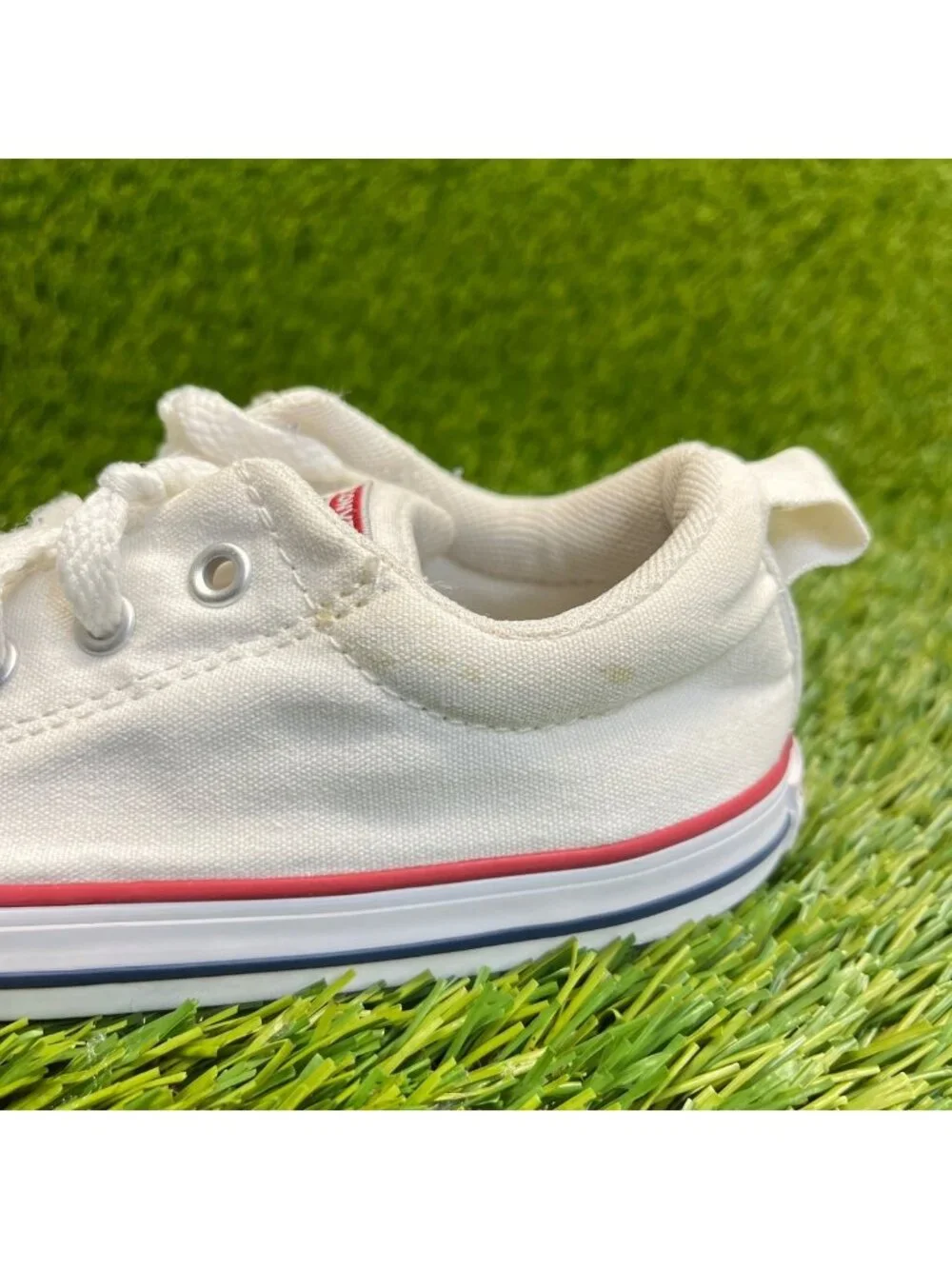 Converse Chuck Taylor All Star Street Boys Size 10C White Athletic Shoes Sneaker